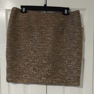 Michael Kors Metallic Mini Skirt